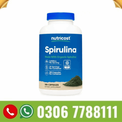 Nutricost Made With Organic Spirulina Capsules
