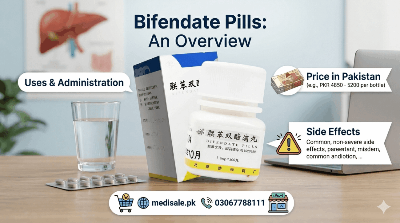 Bifendate Pills – Uses, Price in Pakistan & Side Effects