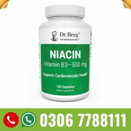 Dr. Berg Niacin 500 mg Vitamin B Capsules