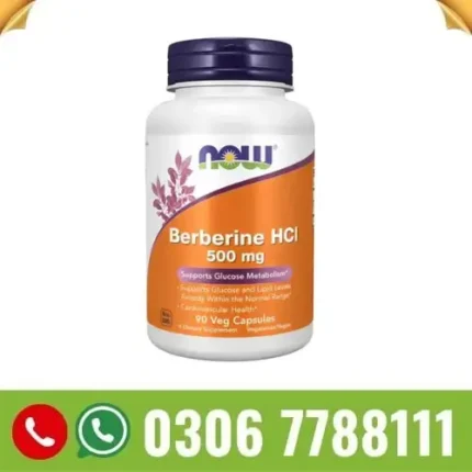 Now Food Berberin H cI 90 Capsules in Pakistan