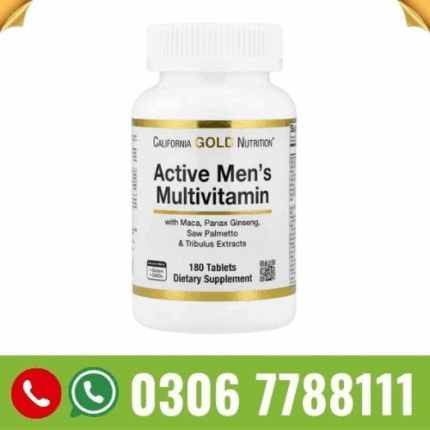 California Gold Nutrition, Active Men's Multivitamin 180 Tablets