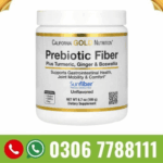 California Gold Nutrition Prebiotic Fiber Plus Turmeric, Ginger & Boswellia Powder 189g
