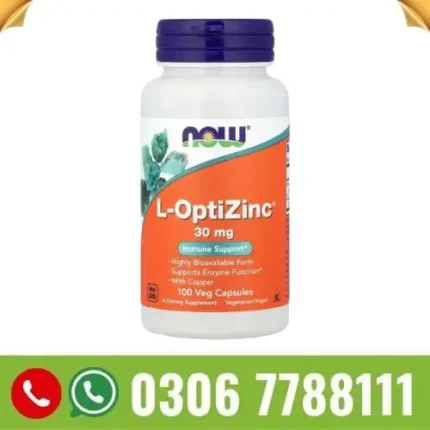 NOW Foods L-OptiZinc 30mg 100ct – Shield Your Health