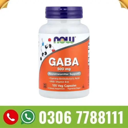 NOW-GABA-500-mg-100-veg-capsules NOW GABA 500mg Veg Capsules – Melt Nervous Tension