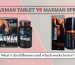 maxman spray vs maxman tablet
